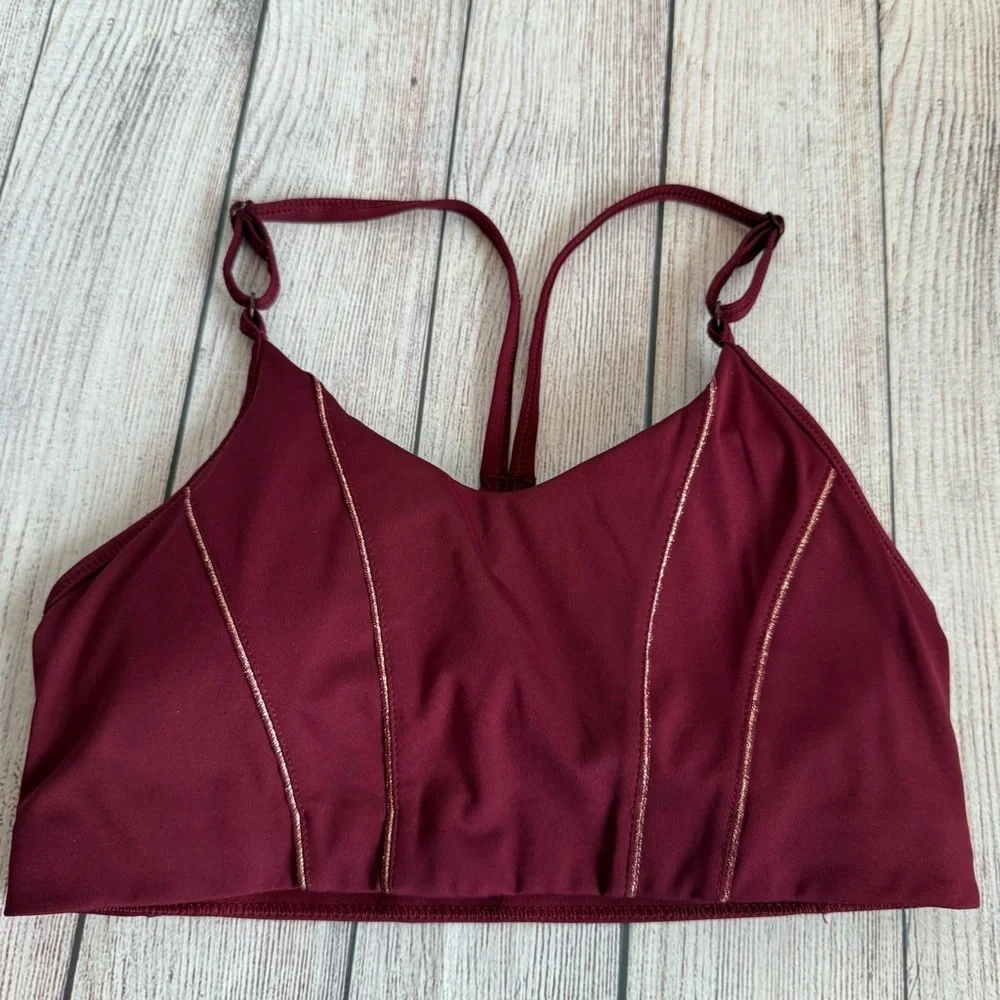 NIKE Dri-Fit Sports Bras Set Small Black Burgundy